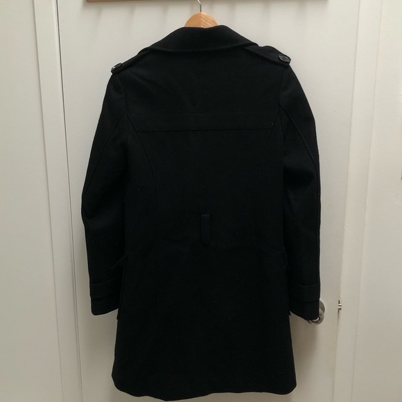 Black wool coat - Picture 3 of 7
